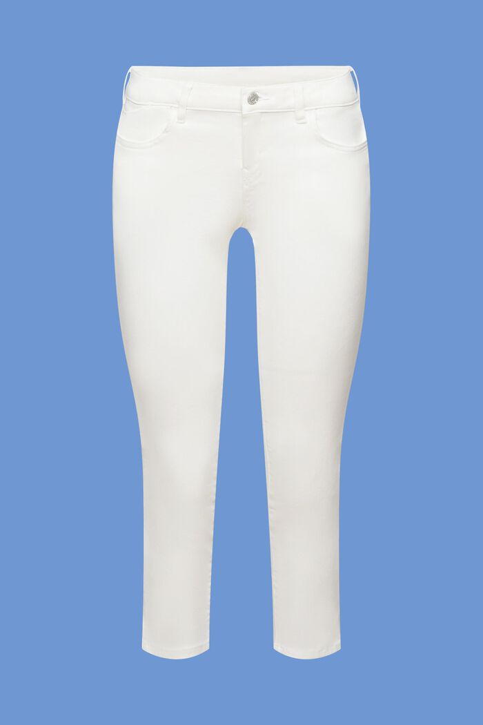 Capri jeans, WHITE, detail image number 7