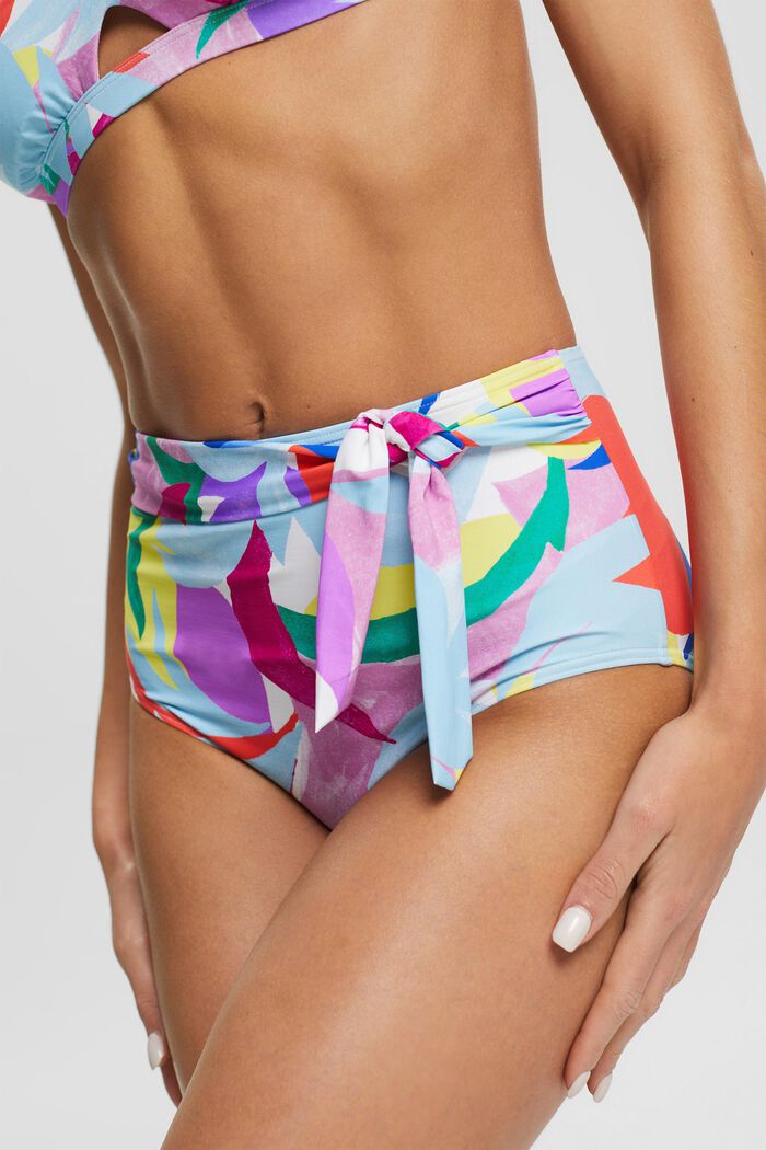 Made of recycled material: bikini bottoms with tie detail