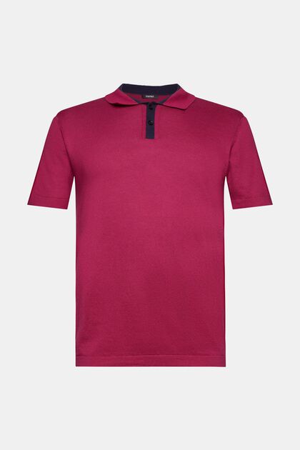 Blended TENCEL and sustainable cotton polo shirt