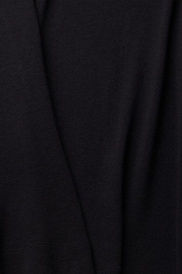 Open cardigan, LENZING™ ECOVERO™, BLACK, detail image number 5