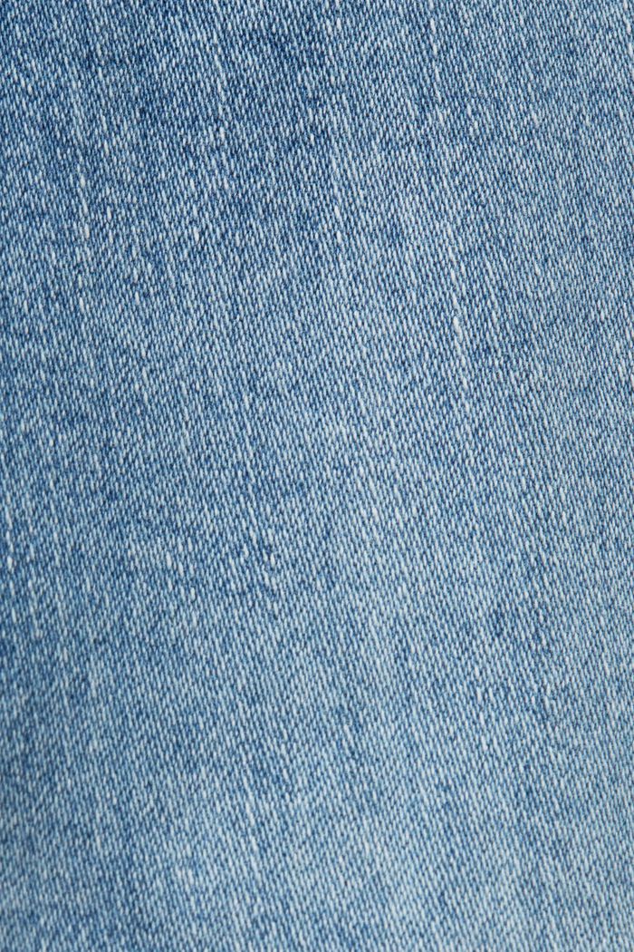 Sustainable cotton skinny jeans, BLUE LIGHT WASHED, detail image number 4