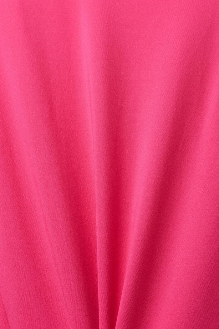 Long-sleeved sports top with E-Dry, PINK FUCHSIA, detail image number 5