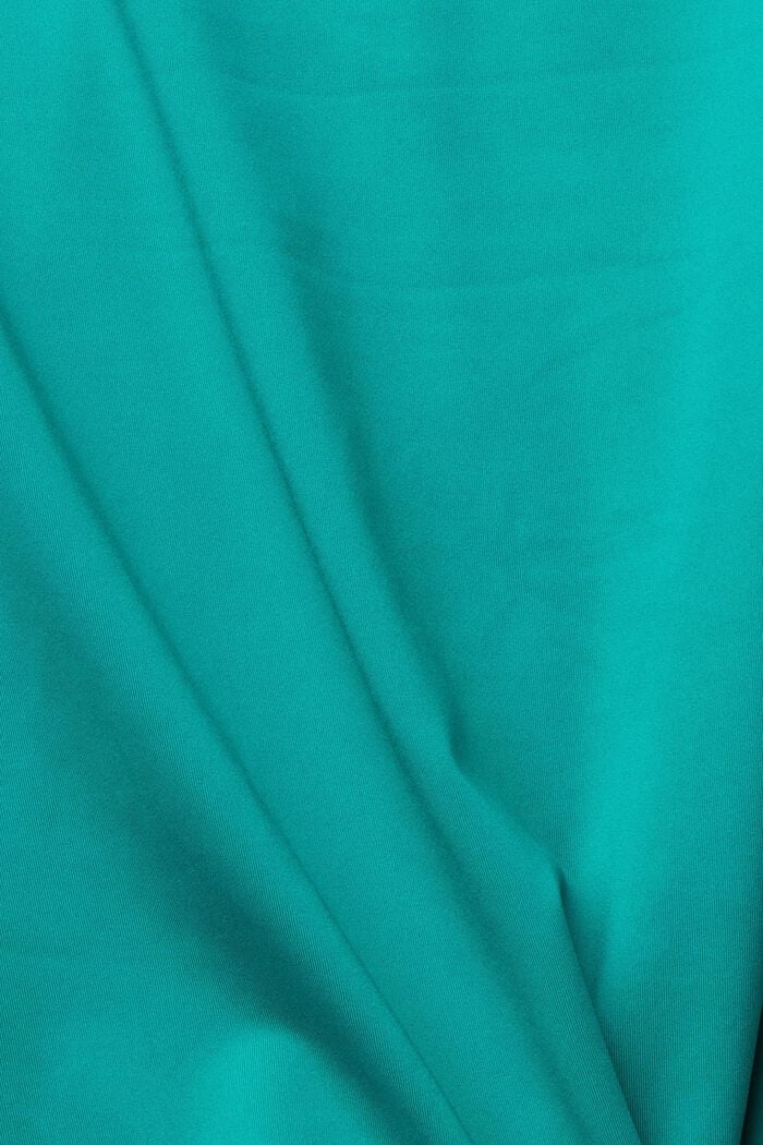 Made of recycled material: long sleeve top with edry, GREEN, detail image number 5