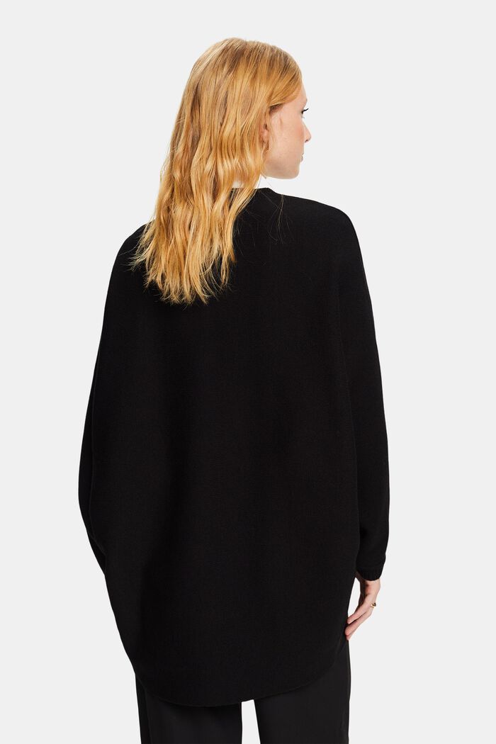 Recycled: cardigan with batwing sleeves, BLACK, detail image number 2