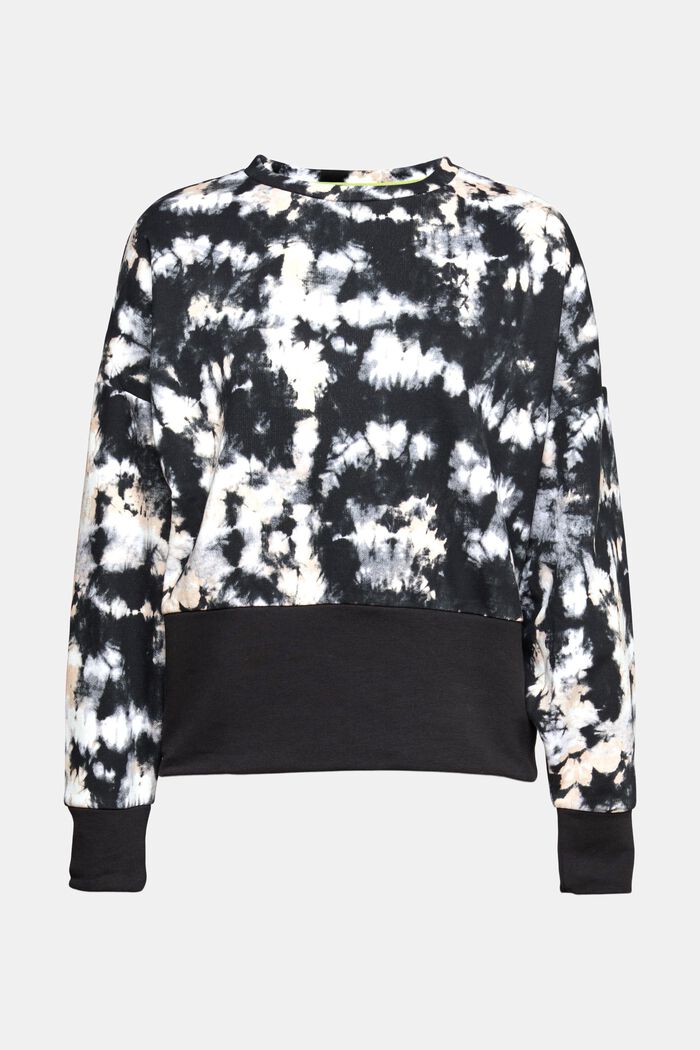 Patterned sweatshirt, made of recycled material