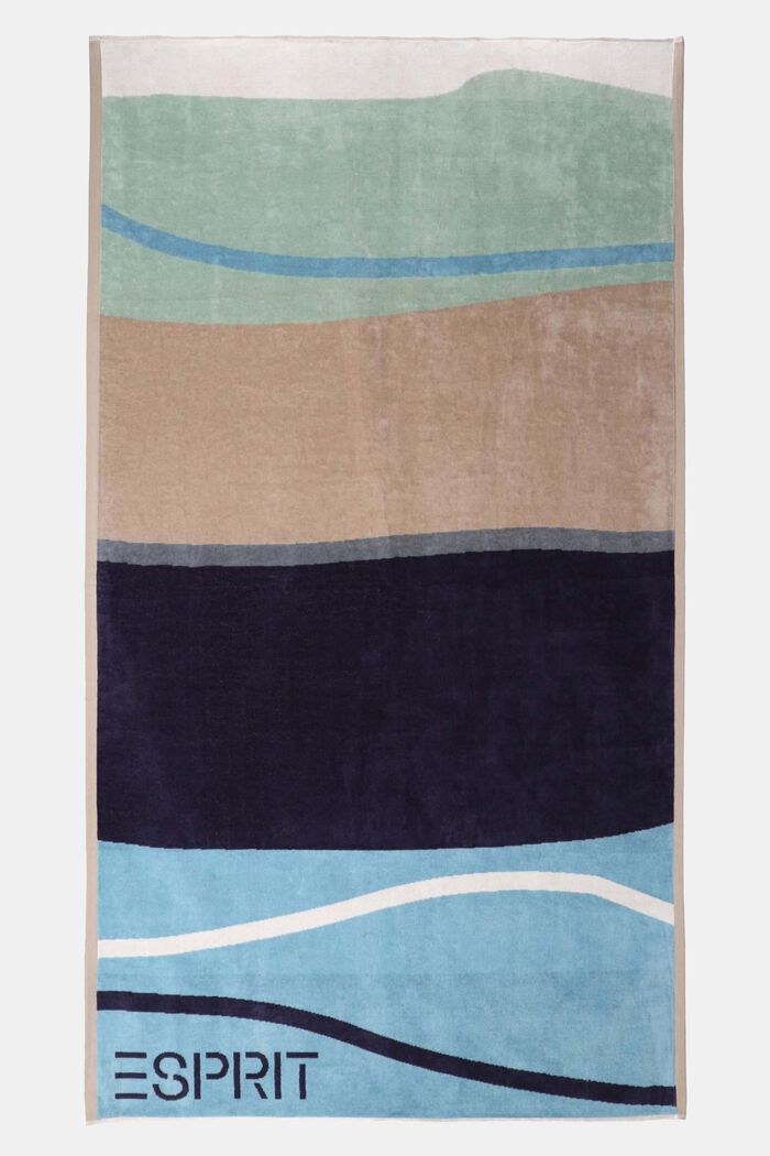 Multicoloured beach towel, COSMOS, overview