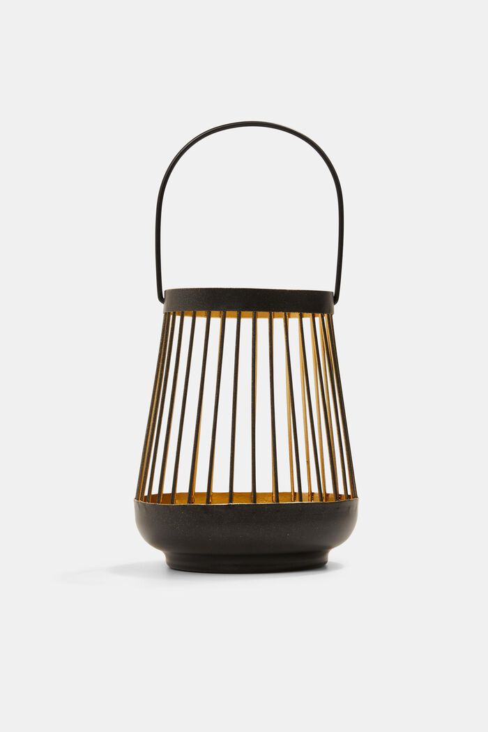 Small storm lantern with gold, BLACK, detail image number 0