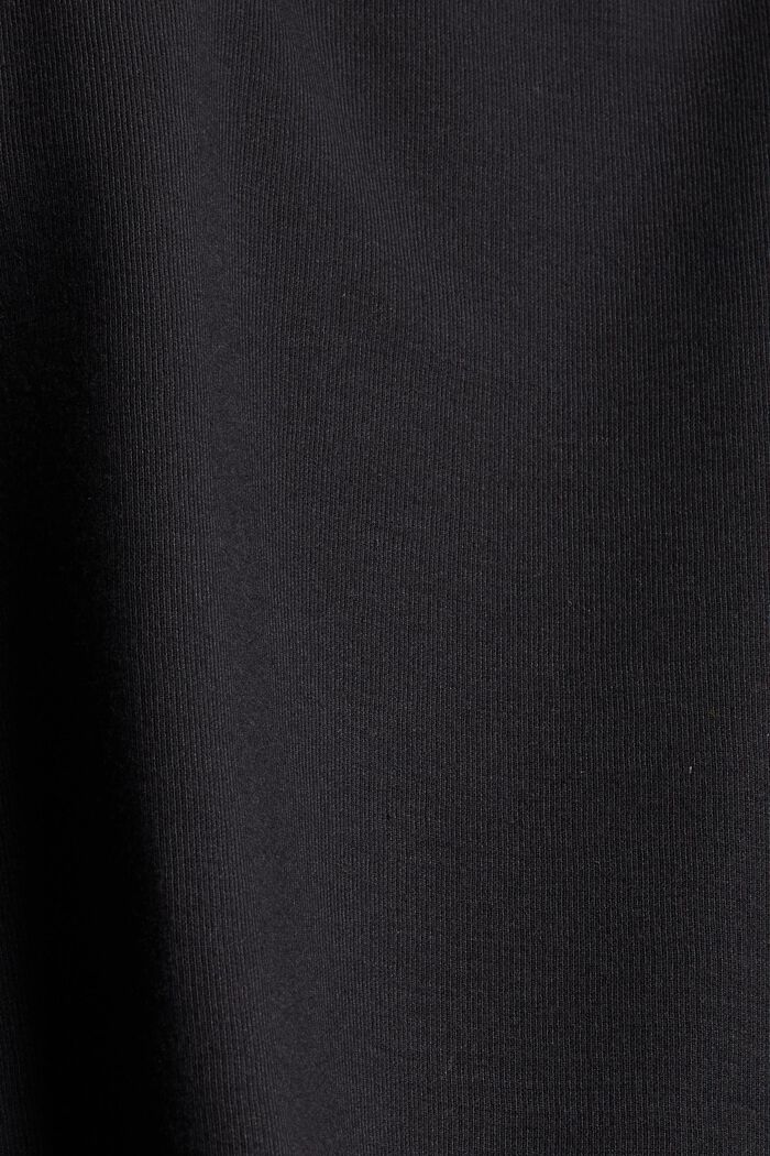 Recycled: mini skirt made of punto jersey, BLACK, detail image number 4