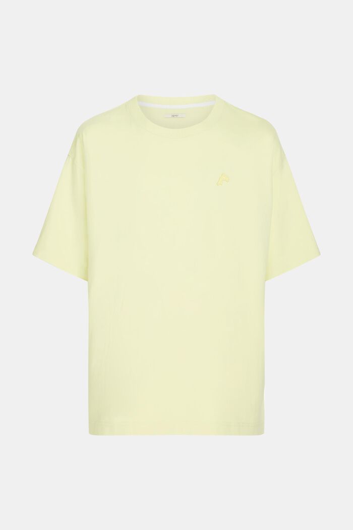Color Dolphin Relaxed Fit T-shirt, PASTEL YELLOW, detail image number 4