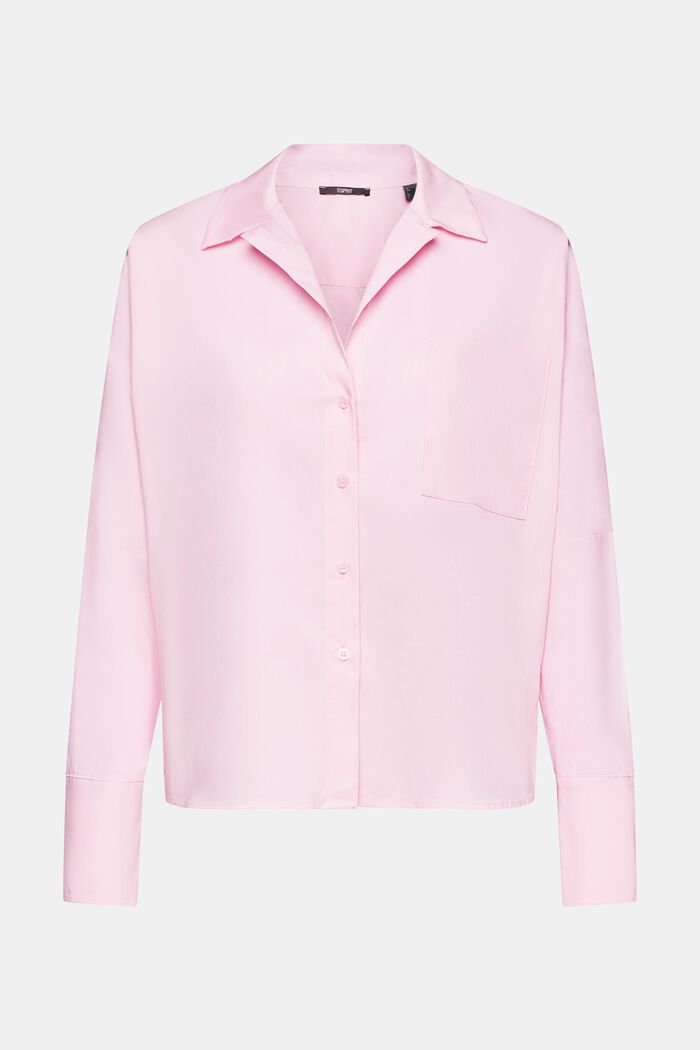 Poplin blouse, LIGHT PINK, detail image number 5