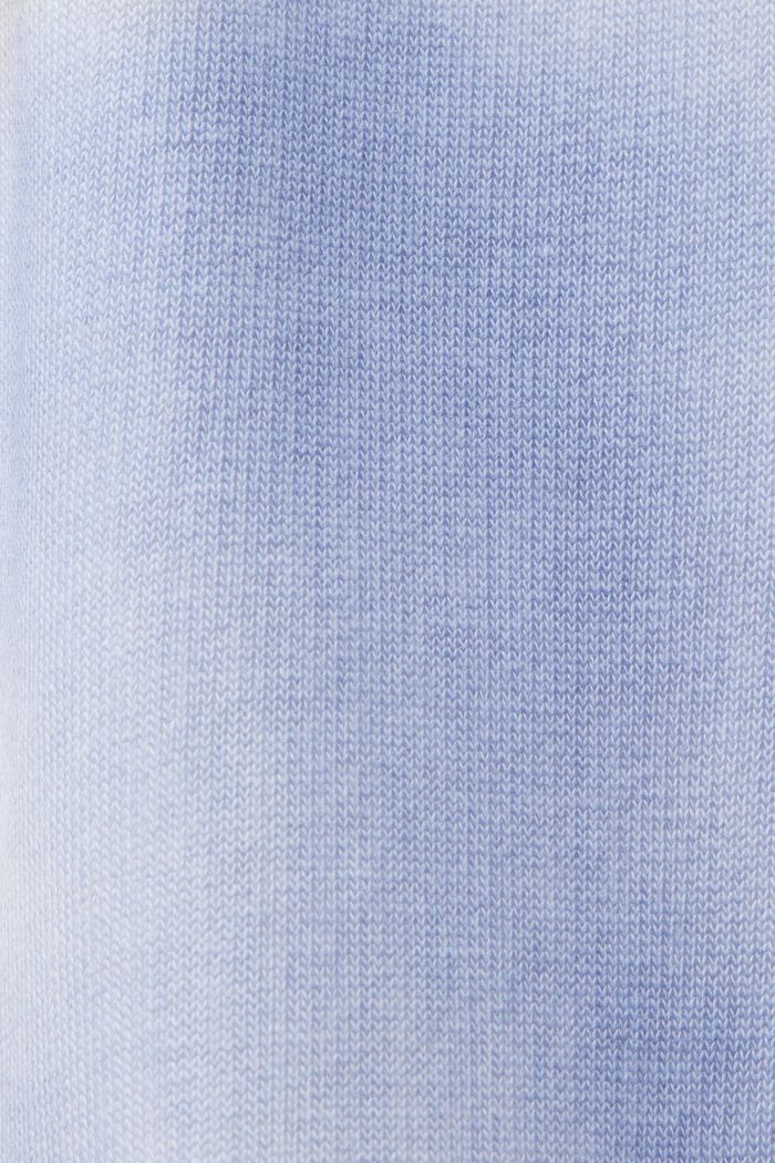 Short sleeve hoodie with a print, GREY BLUE, detail image number 4