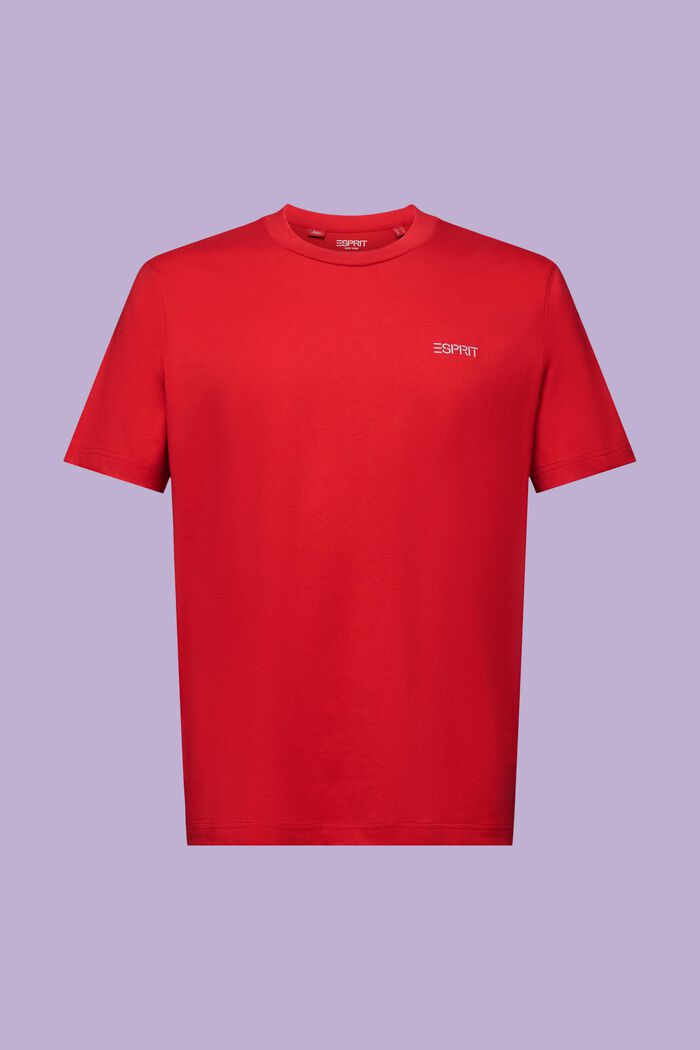 Unisex Logo T-Shirt, DARK RED, detail image number 7