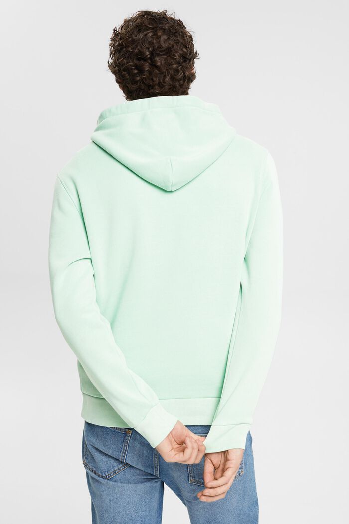 Sweatshirt hoodie, LIGHT AQUA GREEN, detail image number 3