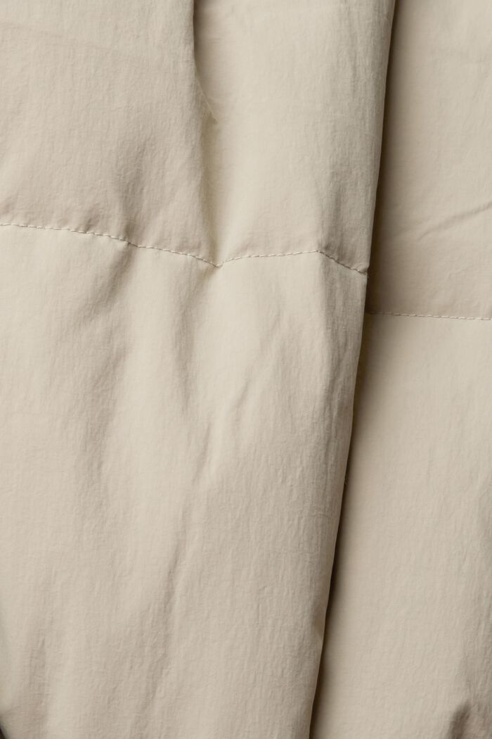 Long puffer coat, LIGHT TAUPE, detail image number 6