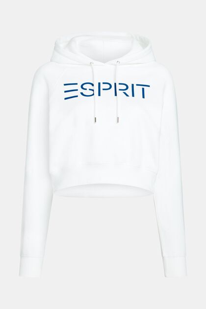 Cropped logo hoodie