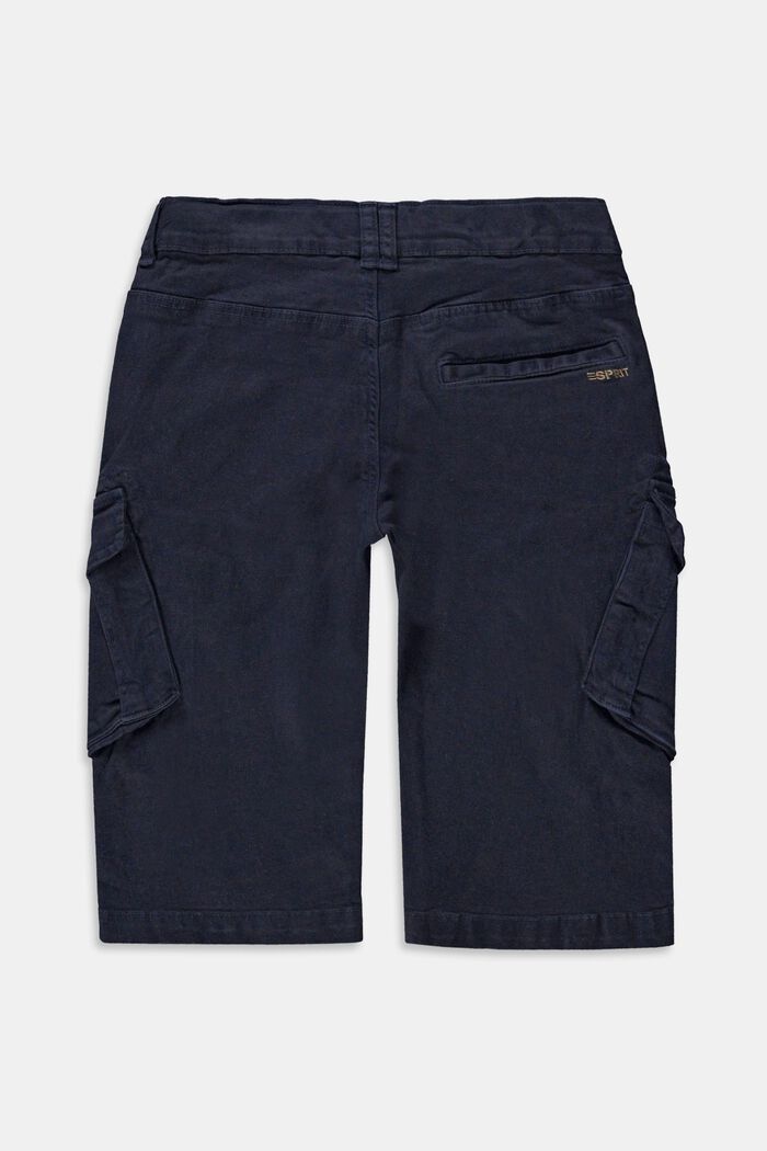 Short Cargo trousers with an adjustable waistband