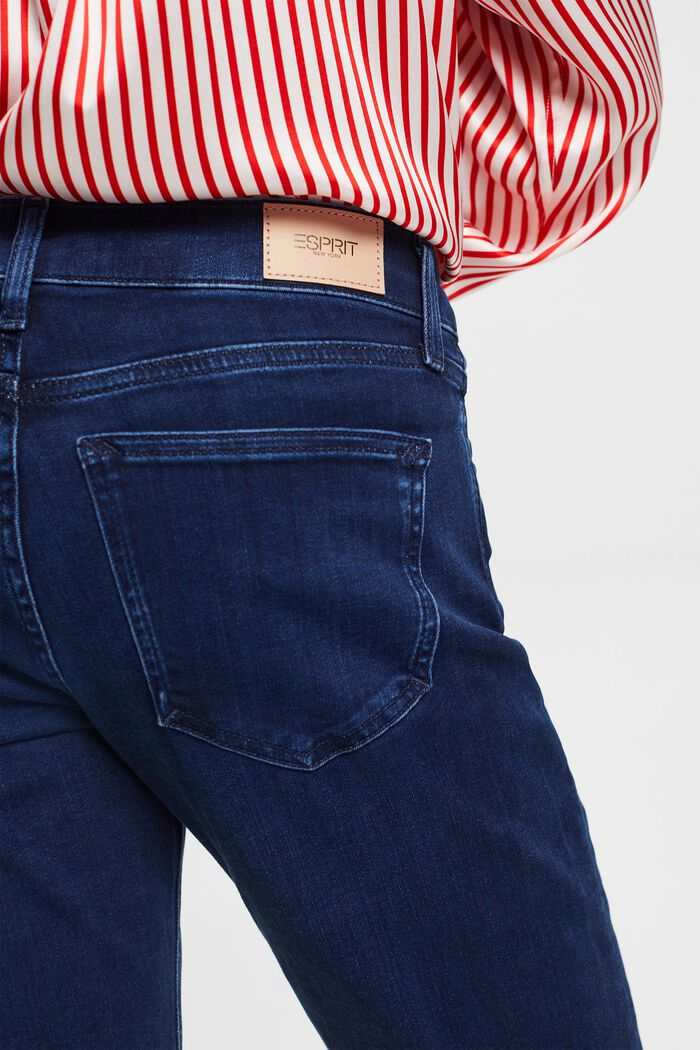Mid-Rise Straight Fit Jeans, BLUE LIGHT WASHED, detail image number 1