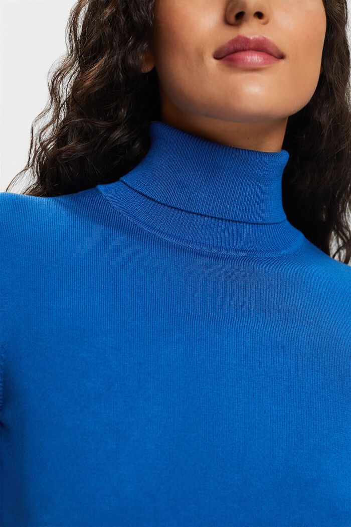 Long-Sleeve Turtleneck Sweater, BRIGHT BLUE, detail image number 2
