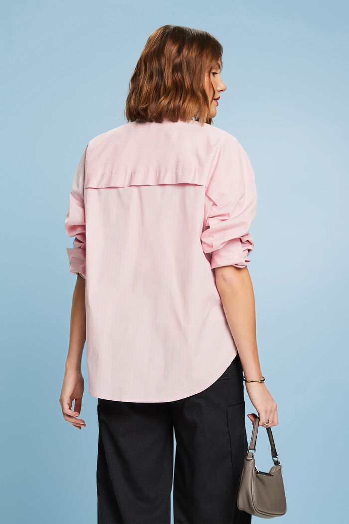 Striped Button-Down Shirt, PINK/LIGHT BLUE, detail image number 1