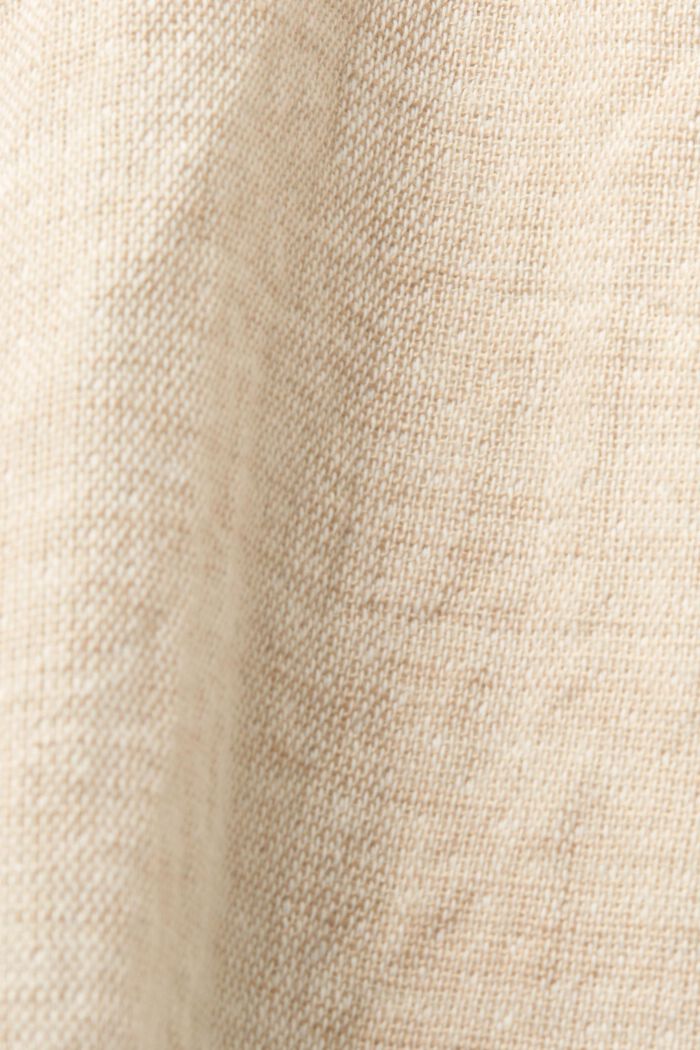 Lightweight Cotton-Linen Jacket, SAND, detail image number 5