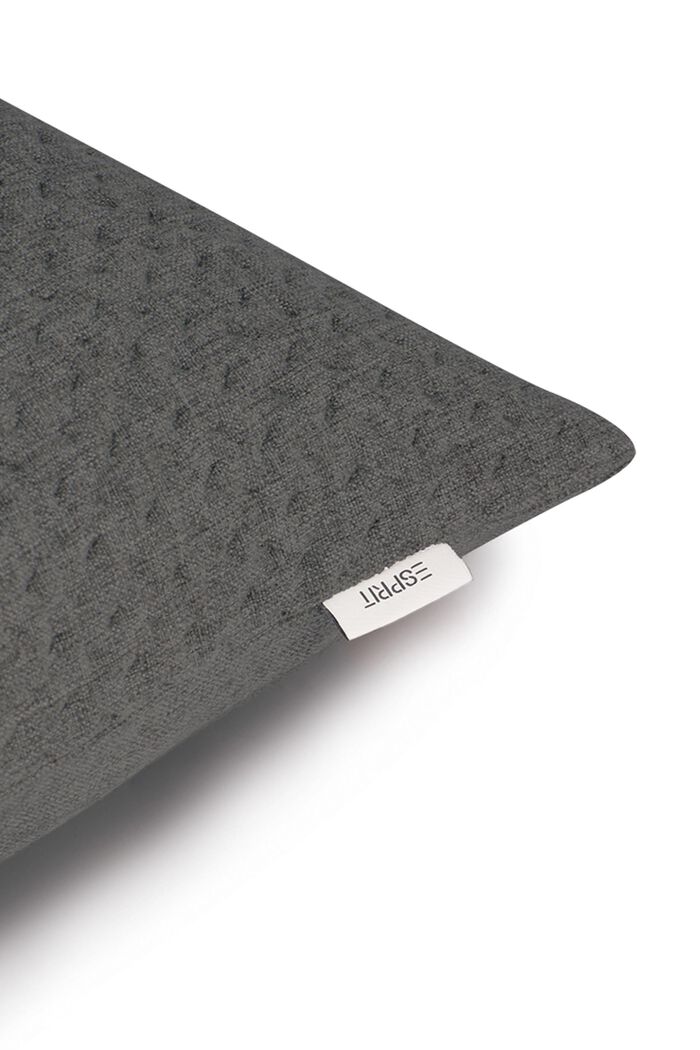 Structured Cushion Cover, DARK GREY, detail image number 1
