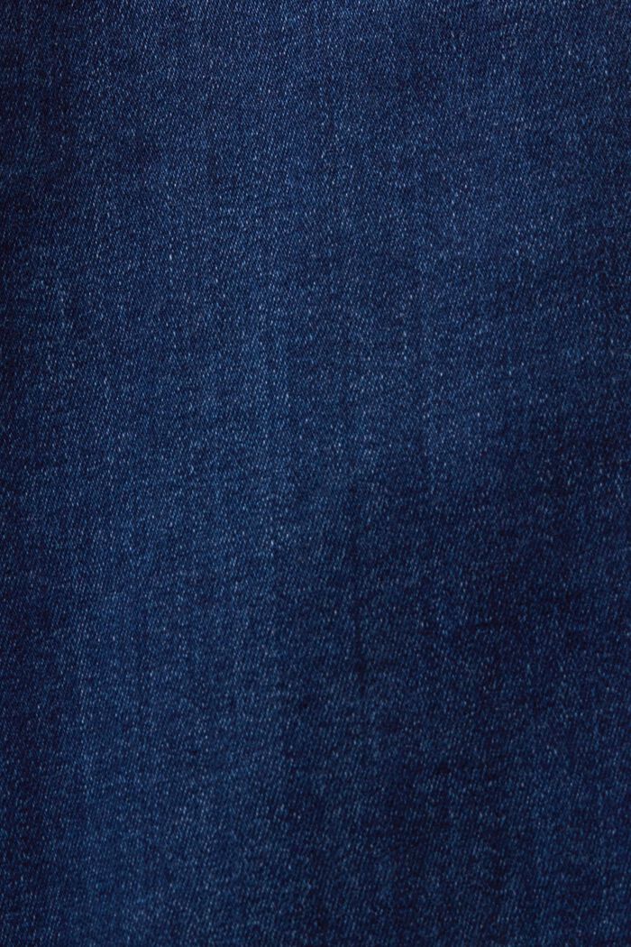 Mid-Rise Straight Fit Jeans, BLUE LIGHT WASHED, detail image number 6