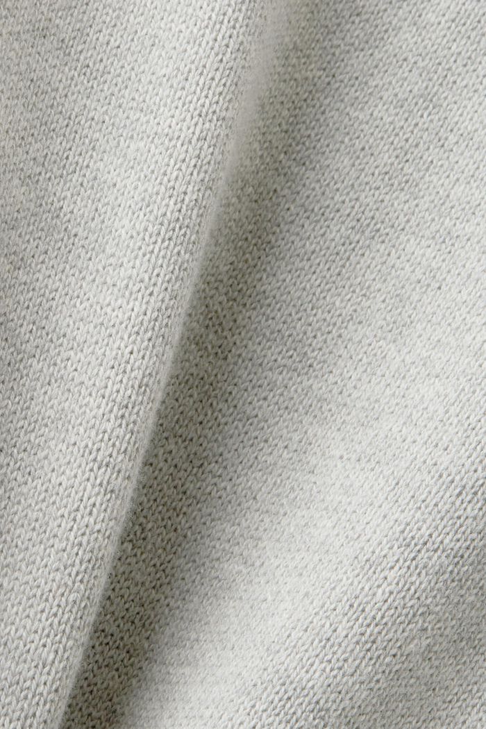Tie front cardigan, LIGHT GREY, detail image number 5