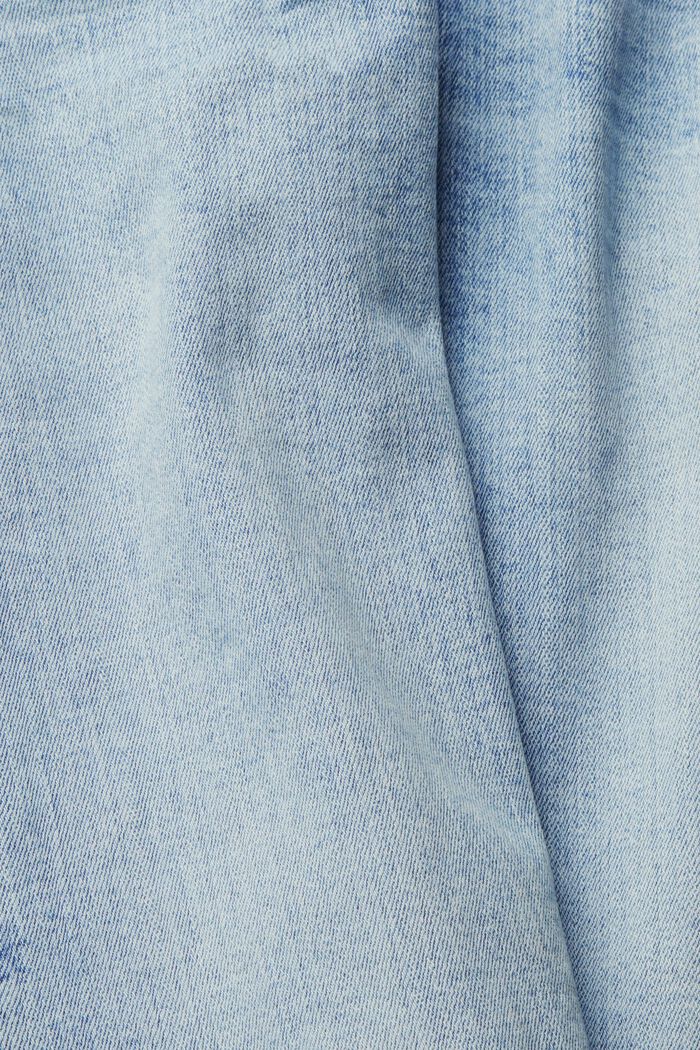 Stretch cotton jeans, BLUE BLEACHED, detail image number 4