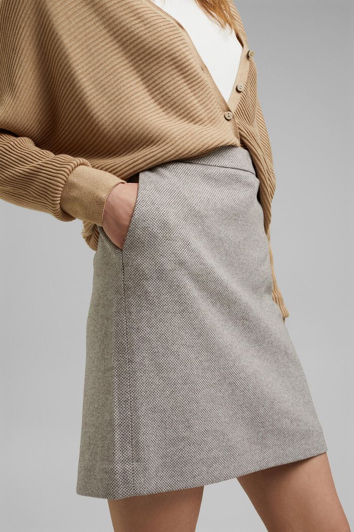 SOFT mix + match A-line skirt, CARAMEL, detail image number 2