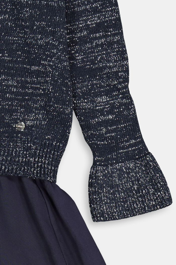 Knitted dress, NAVY, detail image number 2
