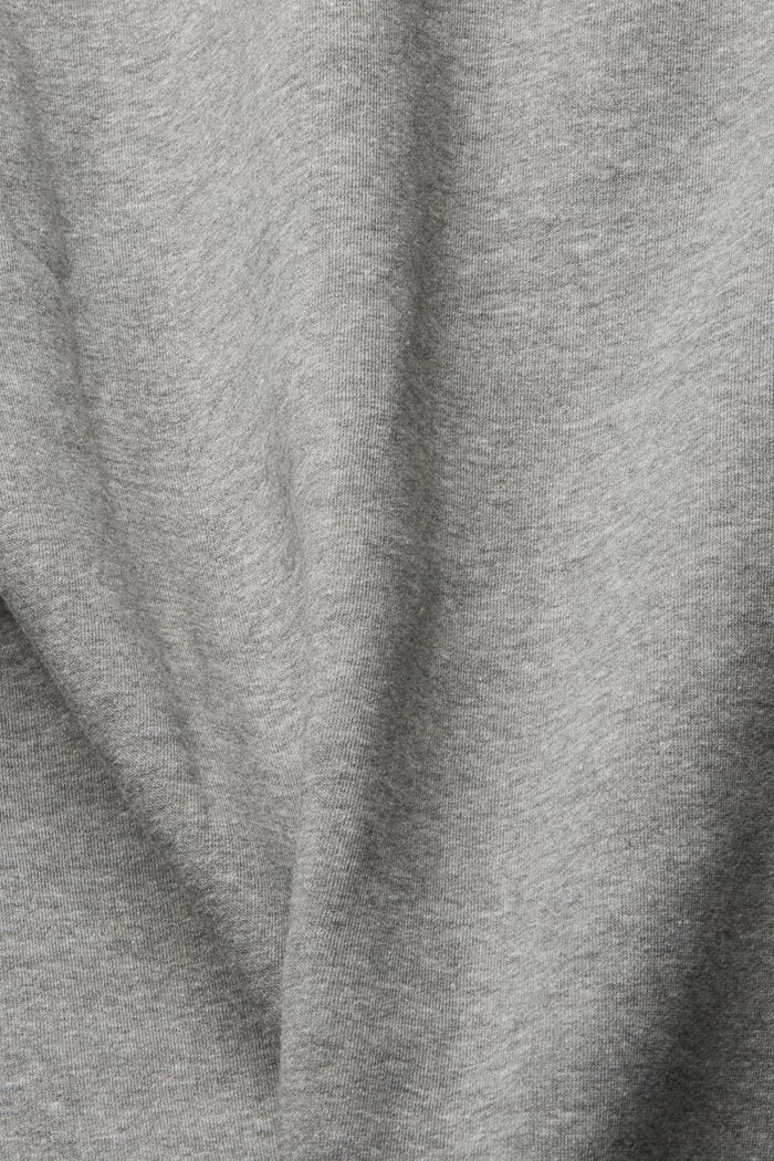 Hoodie with embroidered logo, MEDIUM GREY, detail image number 1