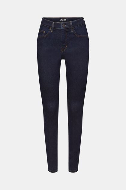 Highrise skinny jeans, stretch cotton