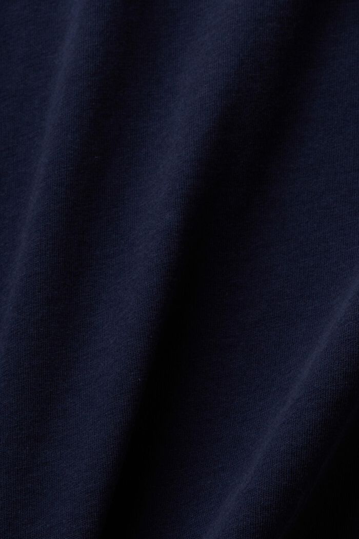 Henley t-shirt, 100% cotton, NAVY, detail image number 4
