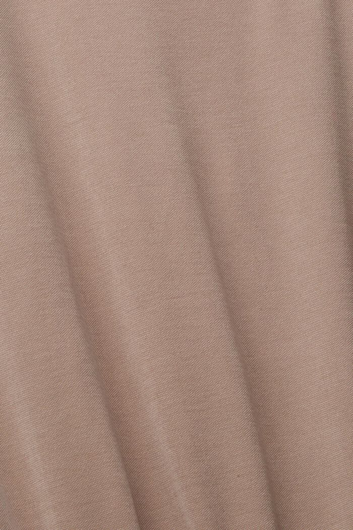 Containing TENCEL™: Dress with drawstring ties, TAUPE, detail image number 1