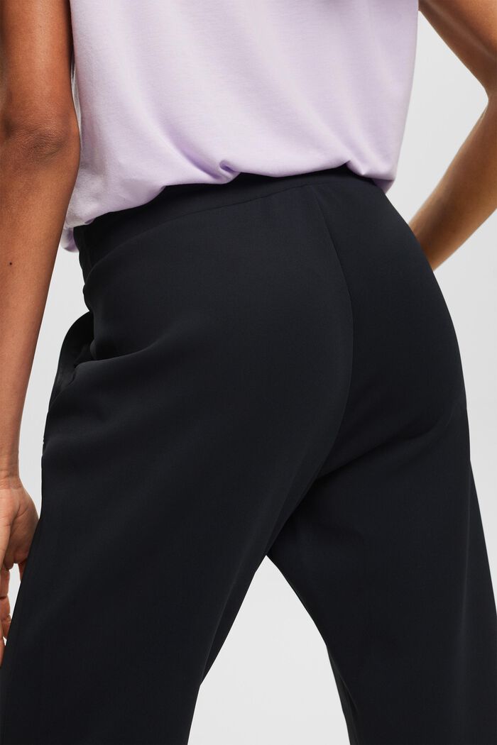 Sports Jersey Pants, BLACK, detail image number 3