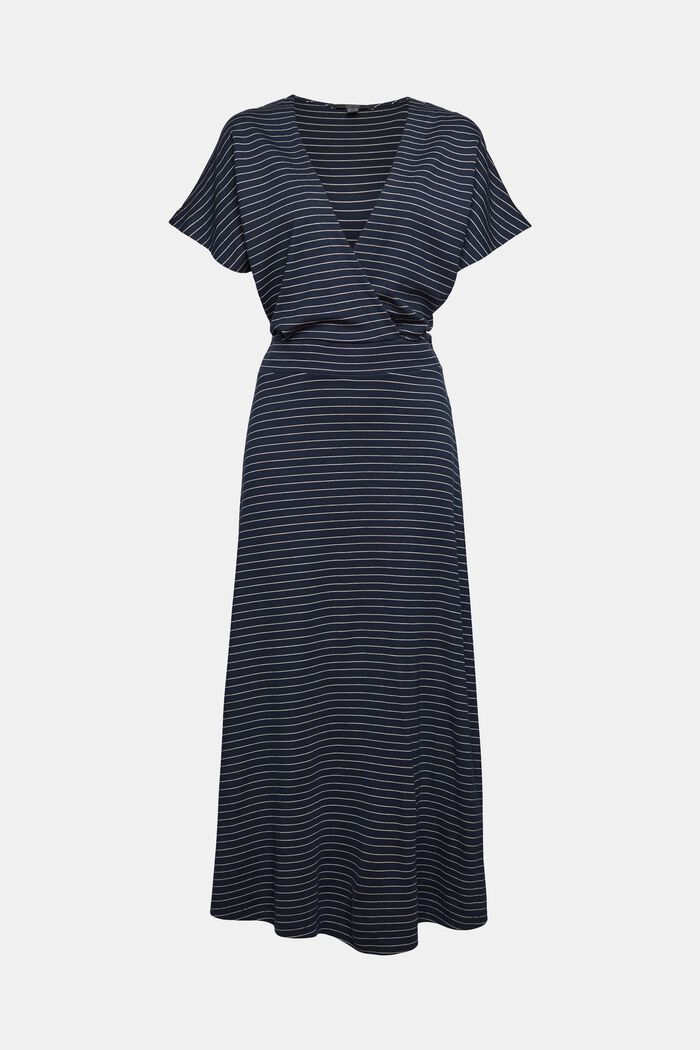 Knitted dress, NAVY, overview