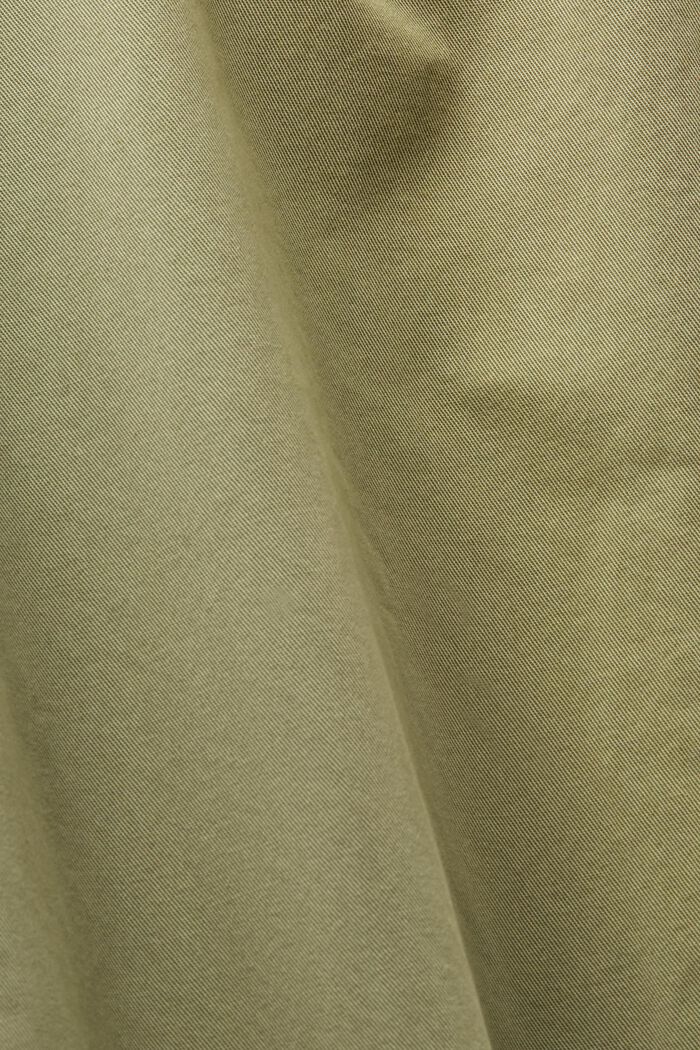 Capri trousers in pima cotton, LIGHT KHAKI, detail image number 5