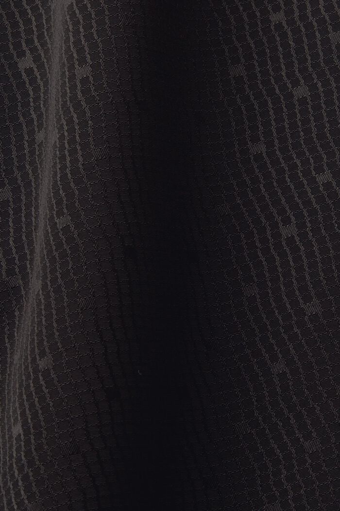 Sleeveless Jacquard Shift Dress, BLACK, detail image number 5