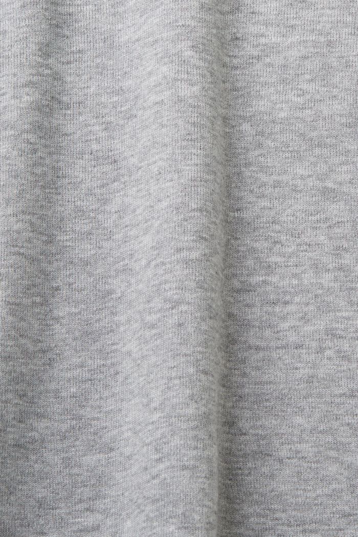 Logo Cotton-Jersey T-Shirt, LIGHT GREY, detail image number 4