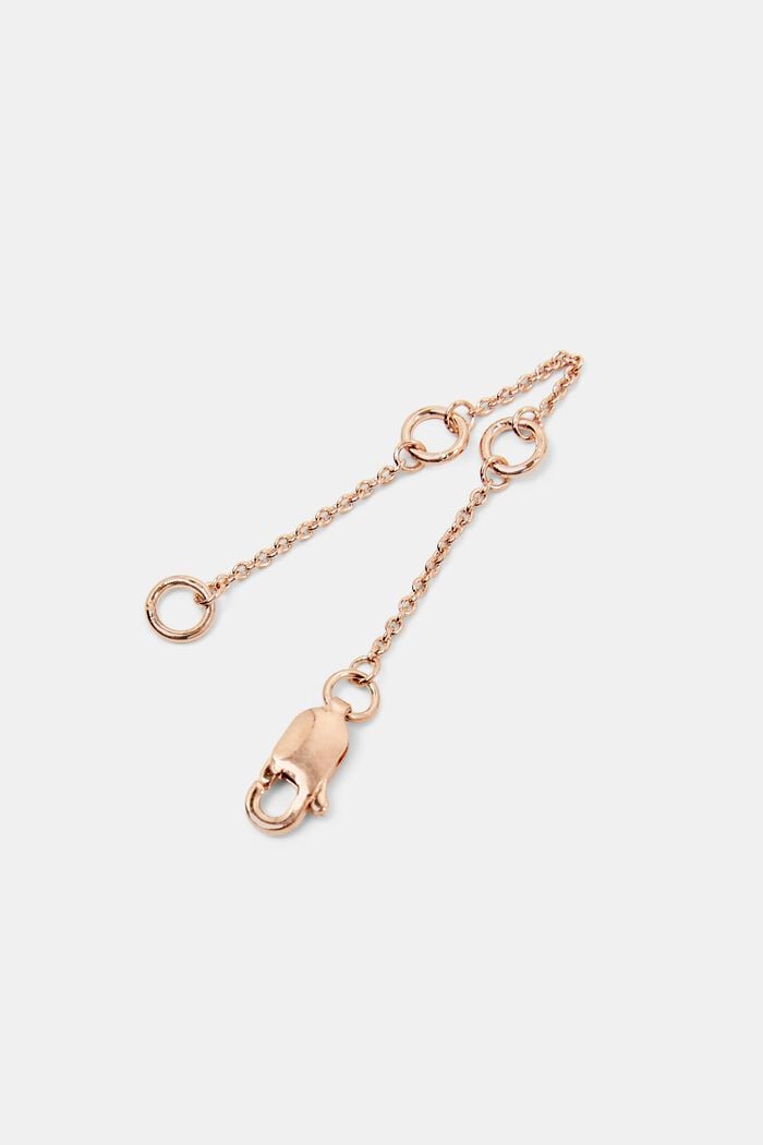 Rose Gold Necklace Extension Chain, ROSEGOLD, detail image number 2