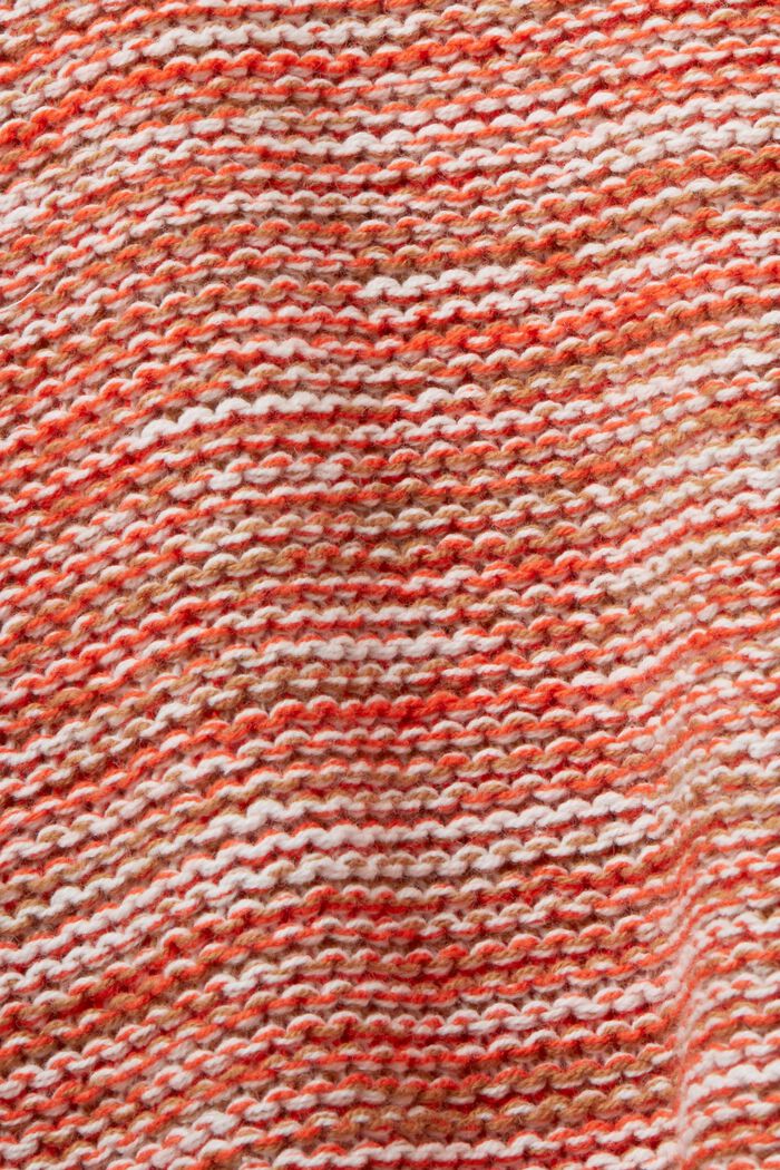 Round neck jumper, cotton blend, CARAMEL, detail image number 5
