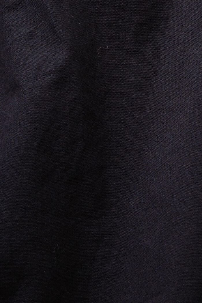 Cotton Utility Shirt, BLACK, detail image number 4