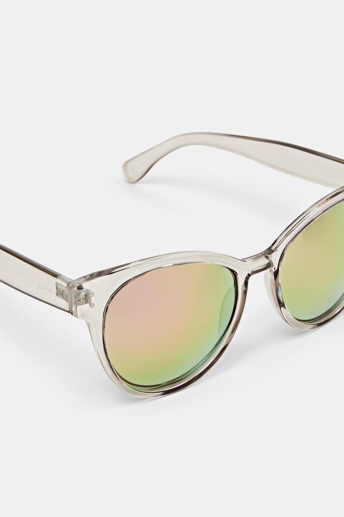 Clear frame sunglasses, GRAY, detail image number 1