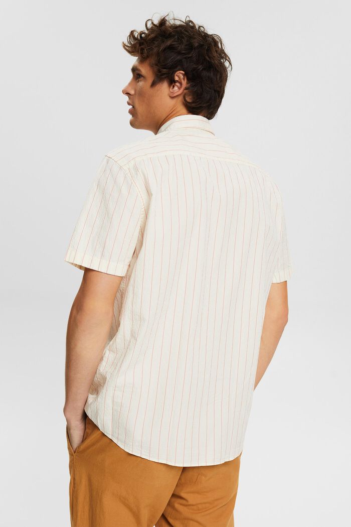 Striped seersucker shirt, OFF WHITE, detail image number 3