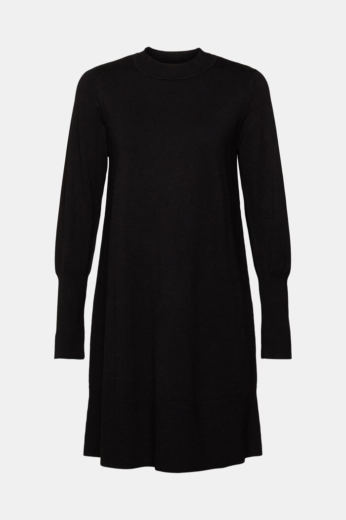 Knitted mini dress, BLACK, detail image number 5