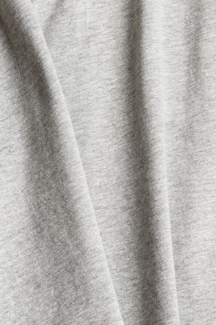 Jersey T-shirt with a statement print, MEDIUM GREY, detail image number 5