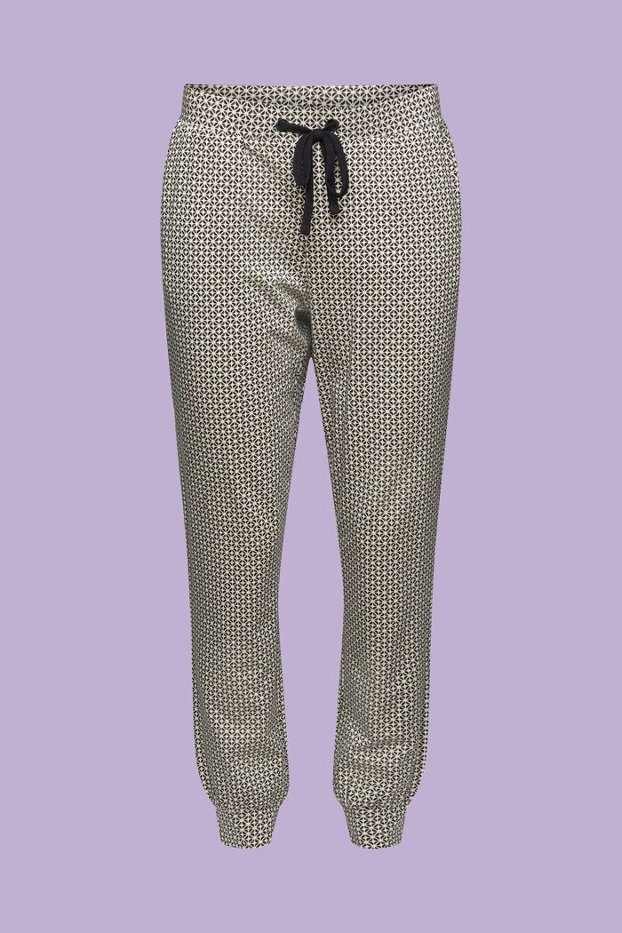 Printed Jersey Pyjama Pants, NEW BLACK, detail image number 5