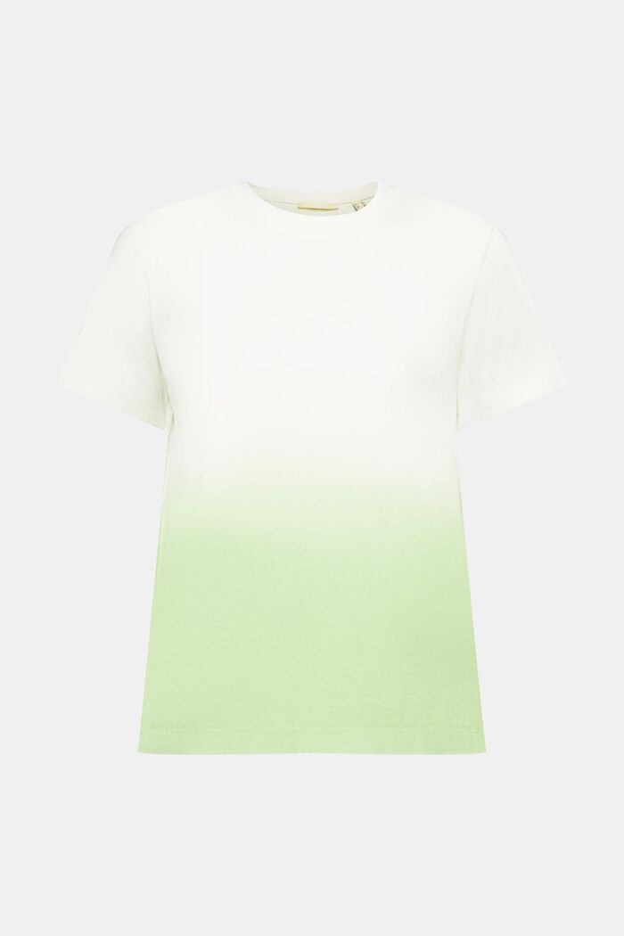 Ombre t-shirt made of cotton, GREEN, detail image number 5