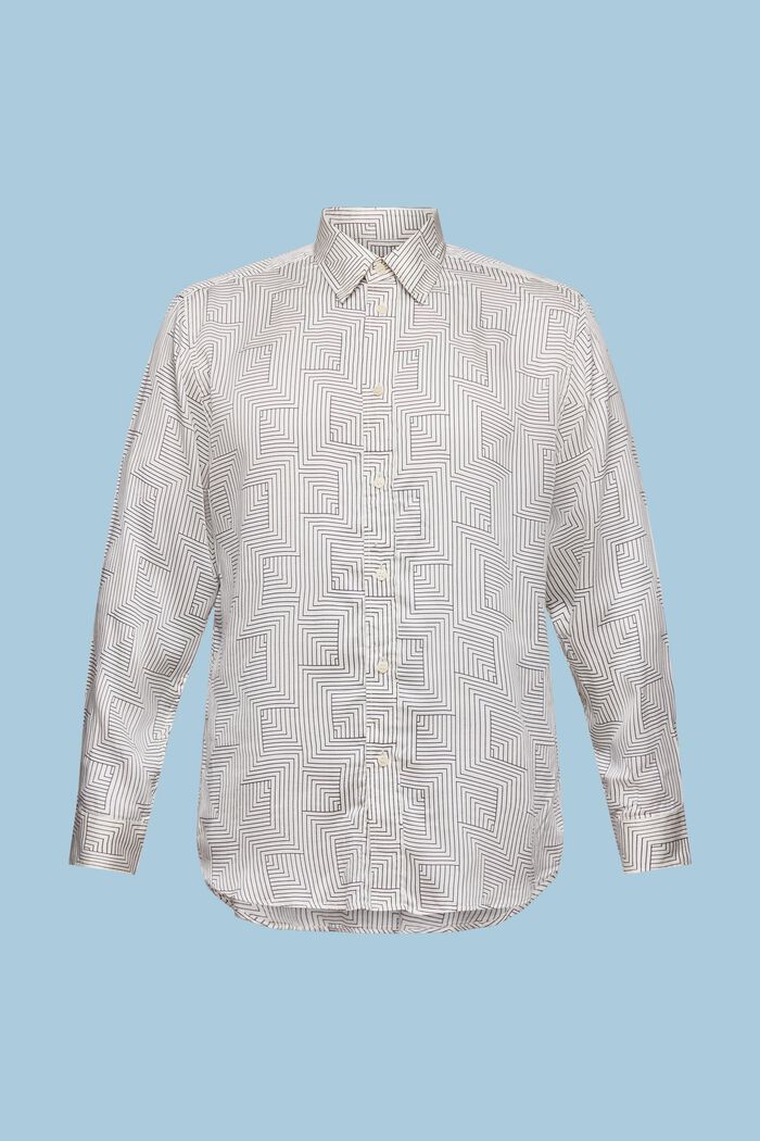 Print Satin Shirt, ICE, detail image number 7