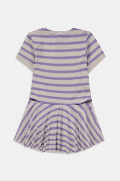 Striped Short-Sleeve Dress